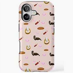 Taylor Swift Travis Kelce Engagement Pattern iPhone Case