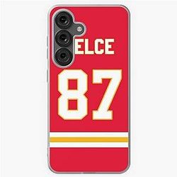 Travis Kelce Jersey Back Mask Phone Case Samsung Galaxy Soft Case