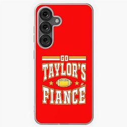 Go Taylor Swift Fiancé Football Shirt - Travis Kelce Kansas City Game Day Outfit for Fans Soft Case