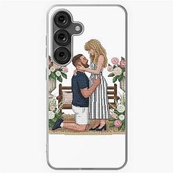 Taylor Swift and Travis Kelce Engagement Samsung Galaxy Case