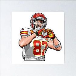Travis Kelce Hand Heart