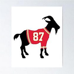 Travis Kelce GOAT Poster