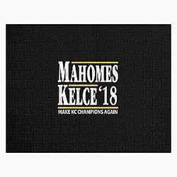 Patrick Mahomes Travis Kelce Kansas City Chiefs 2018 Essential T Shirt Jigsaw Puzzle
