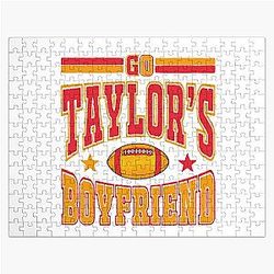 Go Taylor Swift Boyfriend Travis Kelce and Taylor Inspirations Jigsaw Puzzle