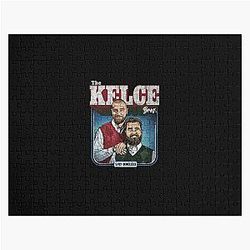 Jason and Travis Kelce Bros Jigsaw Puzzle
