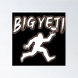 Travis Kelce Big Yeti Poster