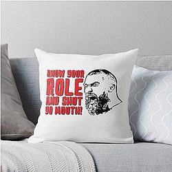 KC Chiefs Travis Kelce Know Your Role Throw Pillow