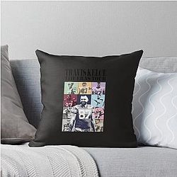 Travis Kelce Pop Art Throw Pillow