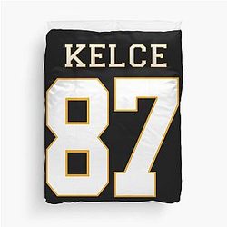 Travis Kelce Football Legend Art Duvet Cover