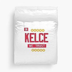 Travis Kelce TE - KC Kansas City Football Mahomes Christmas Duvet Cover