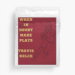 Travis Kelce NFL Duvet Cover