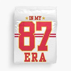 Taylor Swift and Travis Kelce Duvet Cover