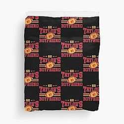 Travis Kelce Football Duvet Cover