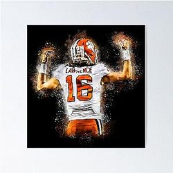 Football Player Trevor Lawrence Gift for Men & Women Poster