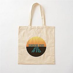Trevor Lawrence Jacksonville Jaguars Sunshine State Circle Design Cotton Tote Bag
