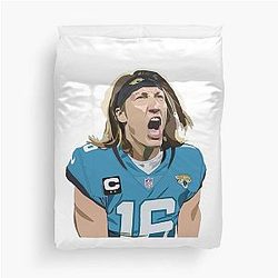 Trevor Lawrence Stats 16 Duvet Cover
