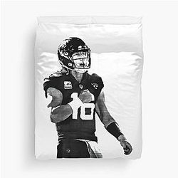 Trevor Lawrence Pencil Drawing Style T Shirt Duvet Cover