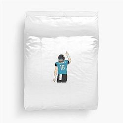 Jacksonville Jaguars Trevor Lawrence Duvet Cover
