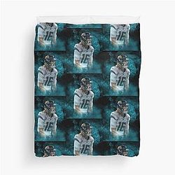 Trevor Lawrence Jacksonville Sports Duvet Cover