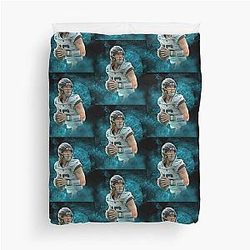 Trevor Lawrence Jacksonville Sports Duvet Cover