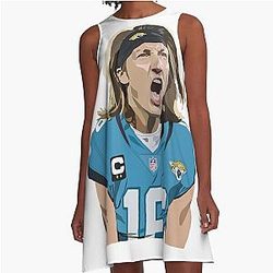 Trevor Lawrence Stats a Line Dress