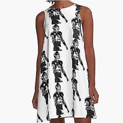 Trevor Lawrence Pencil Drawing Style A Line Dress