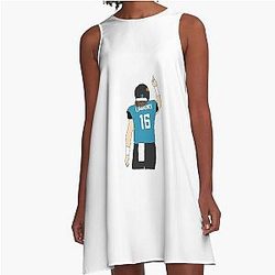 Jacksonville Jaguars Trevor Lawrence A-Line Dress becomes Jacksonville Rodney Lawrence Dress