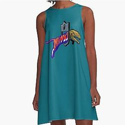 Trevor Lawrence and Travis Etienne A Line Dress