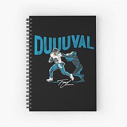 Trevor Lawrence Duval Spiral Notebook