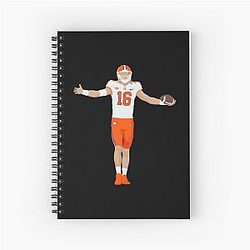 Trevor Lawrence Long Spiral Notebook