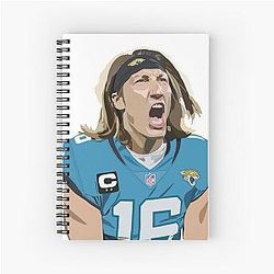 Trevor Lawrence Stats Spiral Notebook