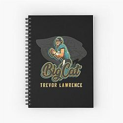 Trevor Lawrence Big Cat Spiral Notebook