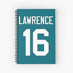 Trevor Lawrence Jaguars Spiral Notebook