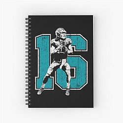 Football Trevor Lawrence Spiral Notebook