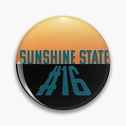 Trevor Lawrence Jacksonville Jaguars Sunshine State Circle Design Pin