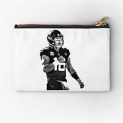 Trevor Lawrence Pencil Drawing Style Zipper Pouch