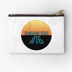 Trevor Lawrence Jacksonville Jaguars Sunshine State Circle Design Zipper Pouch
