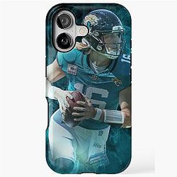 Trevor Lawrence Jacksonville Sports Art iPhone Case