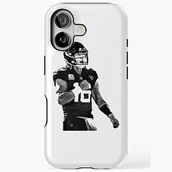 Trevor Lawrence Pencil Drawing Style iPhone Tough Case