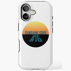 Trevor Lawrence Jacksonville Jaguars Sunshine State Circle Design iPhone Tough Case