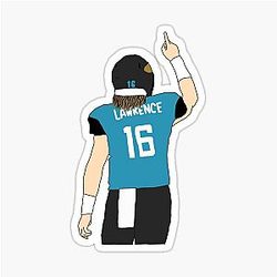 Jacksonville Jaguars Trevor Lawrence Sticker