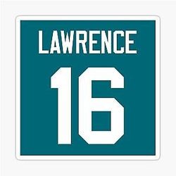 Trevor Lawrence  Jaguars Sticker
