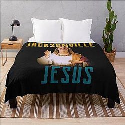 Jacksonville Trevor Lawrence Throw Blanket