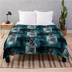 Trevor Lawrence Jacksonville Sports Throw Blanket