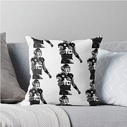 Trevor Lawrence Pencil Drawing Style Throw Pillow
