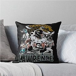 Trevor Lawrence Vintage Throw Pillow