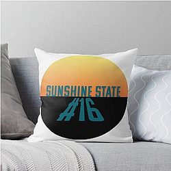 Trevor Lawrence Jacksonville Jaguars Sunshine State Design Throw Pillow