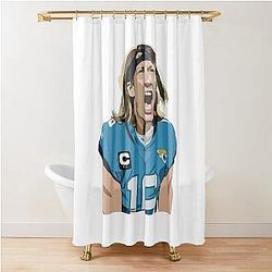 Trevor Lawrence Stats Shower Curtain