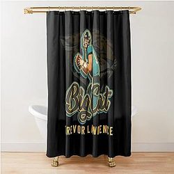 Trevor Lawrence Big Cat Shower Curtain
