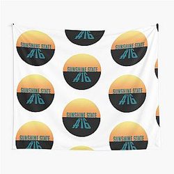 Trevor Lawrence Jacksonville Jaguars Sunshine State Circle Design Tapestry